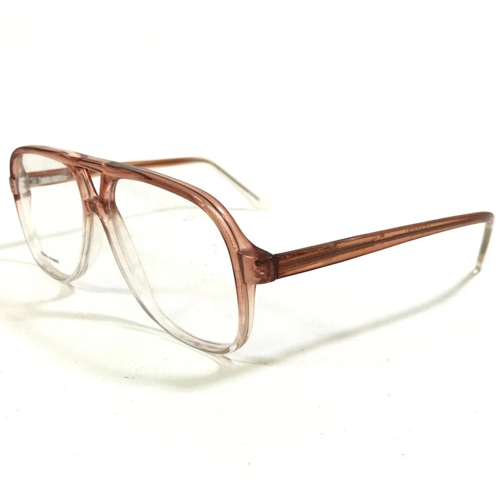 Hudson Eyeglasses Frames EYE Q BROWN Clear Fade Square Full Rim 57-18-145